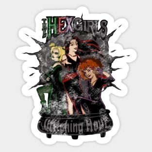 Hex Girls Band (Distressed) Sticker